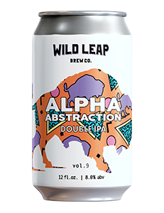 Wild Leap Alpha Abstraction Volume 9 Double IPA