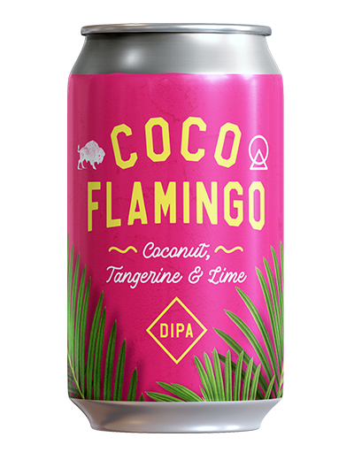 Coco Flamingo Coconut Tangerine and Lime Double IPA