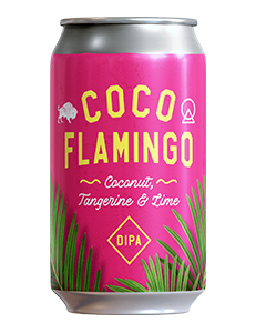 Coco Flamingo Coconut Tangerine and Lime Double IPA