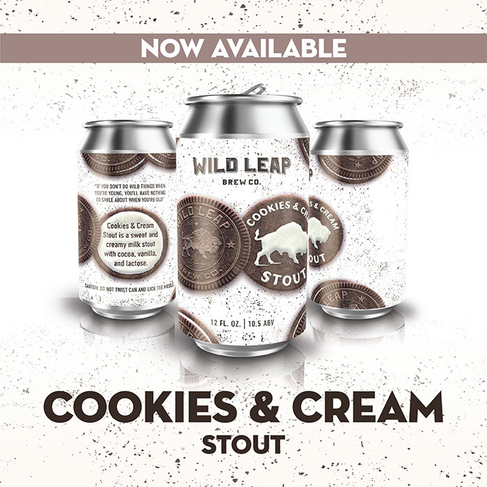 Wild Leap Cookies & Cream Stout New Beer