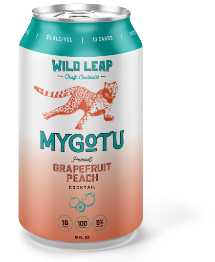 MYGOTU Ready To Drink Premium Cocktails Grapefruit Peach