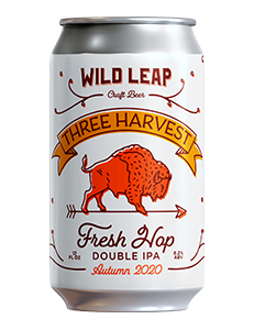 Three Harvest Fresh Hop Double IPA Autumn 2020
