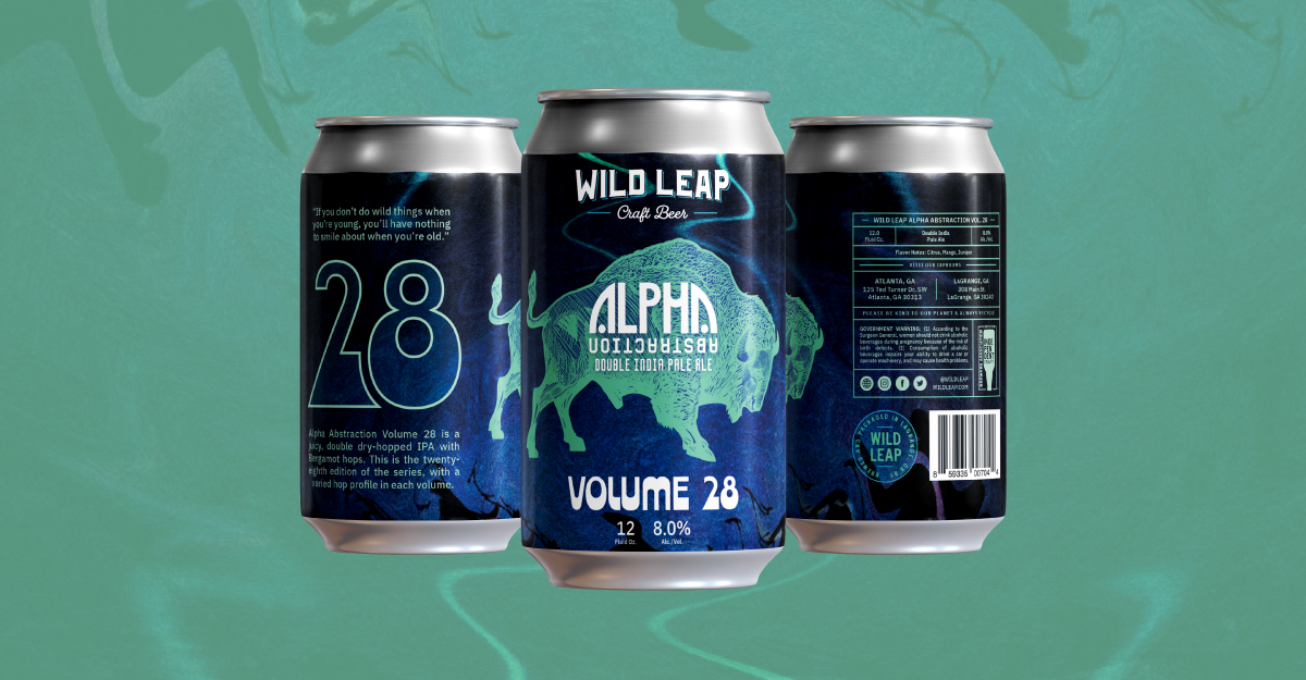 Alpha Abstraction Double IPA Volume 28 by Wild Leap
